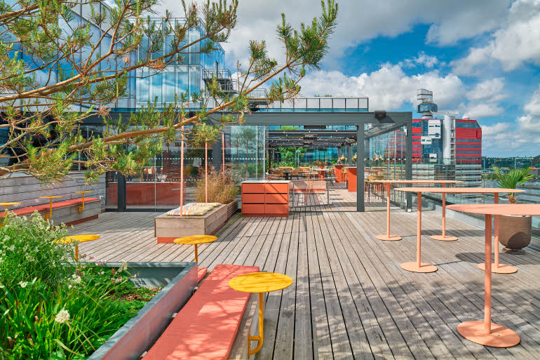 terrace at scandic göteborg central