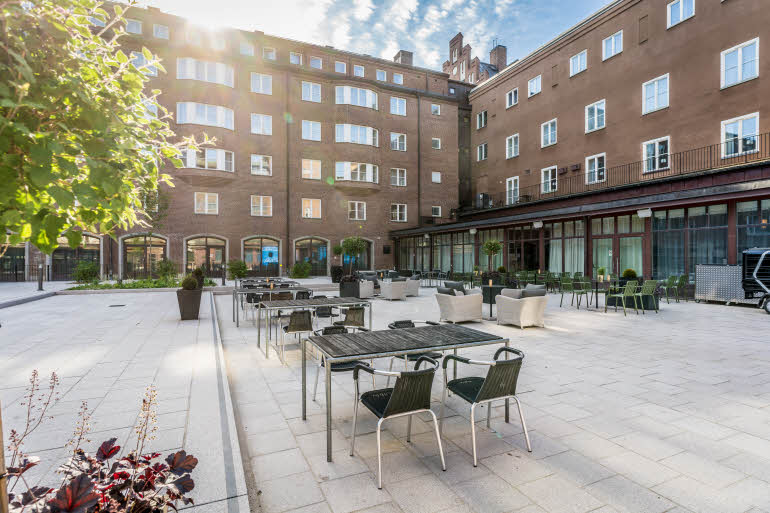 Courtyard hotel Scandic Frimurarhotellet