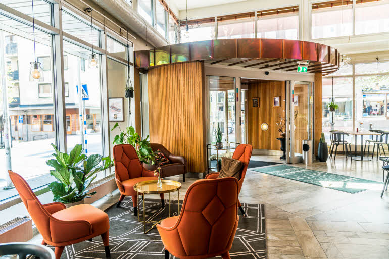 Lobby hotel Scandic Portalen Jonkoping