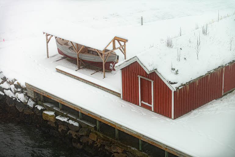 view from scandic sortland