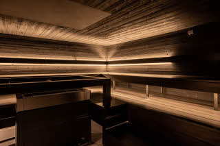 sauna at scandic helsinki hub