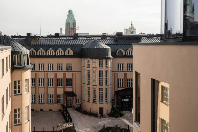 View hotel Scandic Grand Central Helsinki Finland