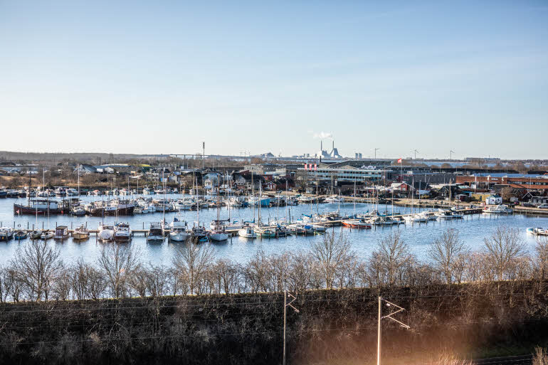 view from room superior at scandic sluseholmen in copenhagen