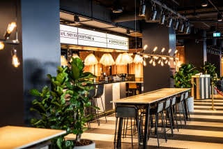 bar tables and chairs