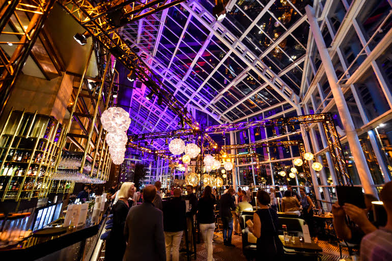 Restaurant lounge evening Scandic Triangeln Malmo