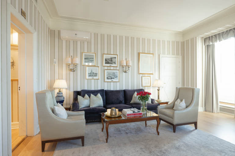 Ibsen suite at Grand Hotel Oslo