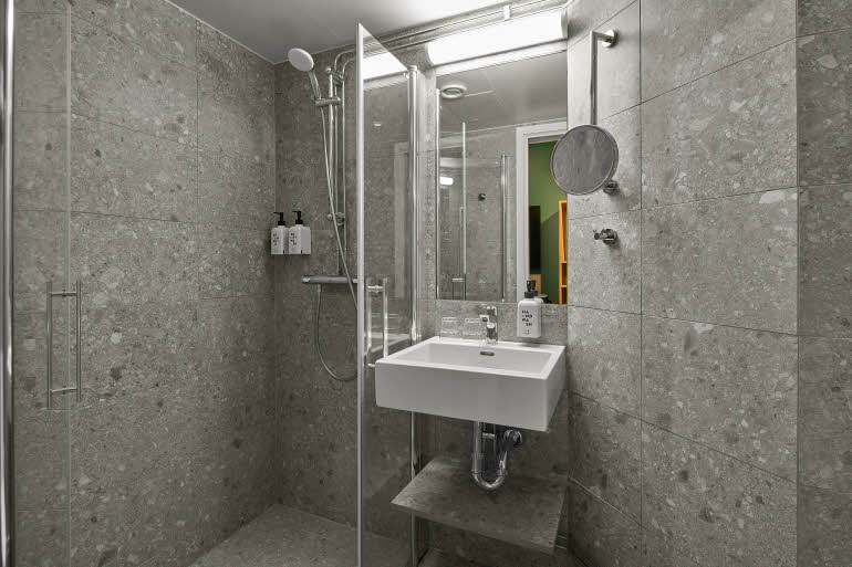 Bathroom at Scandic Lugnet Falun