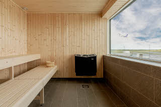 Sauna at hotel Scandic Landvetter in Gothenburg