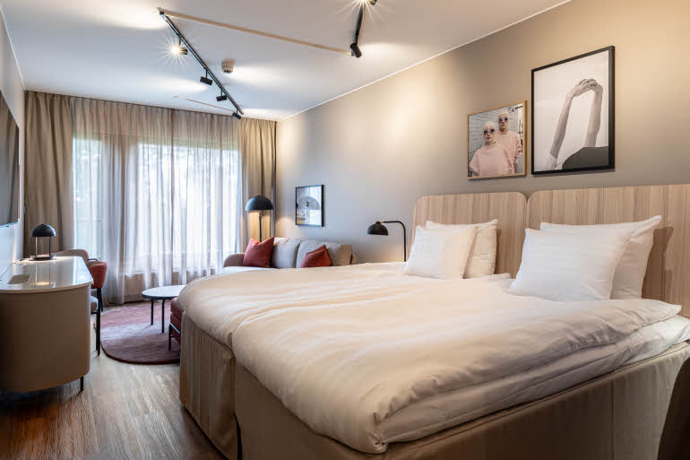 king superior plus room at scandic laajavuori in jyvaskyla finland