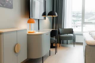 queen room at scandic sunnfjord in forde norway