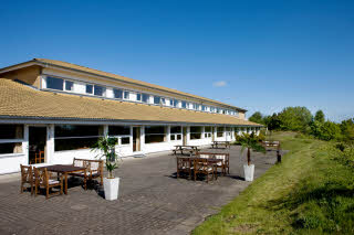 Exterior terrace hotel Scandic Aalborg Øst