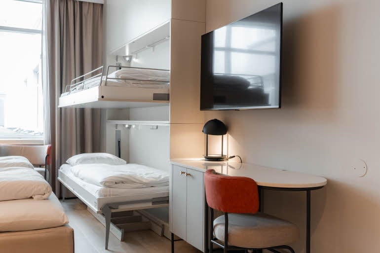 hotel room at scandic city oslo in oslo