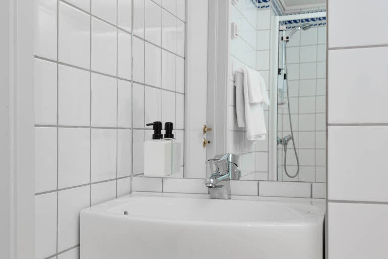 Scandic Vadso, Vadso, superior room, bathroom