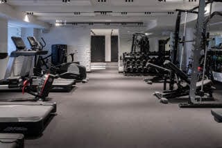 Gym at hotel Scandic Grand Central Helsinki