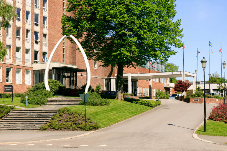 Entrance hotel Scandic Park Sandefjord