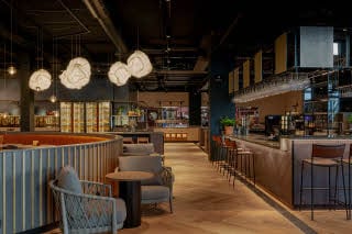 restaurant bar at scandic landvetter in gothenburg