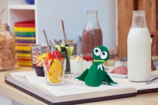 kids breakfast at scandic berlin potsdamer platz in germany