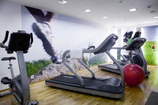 Gym of Scandic Paasi in Helsinki