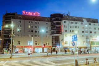 Facade of Scandic Wroclaw