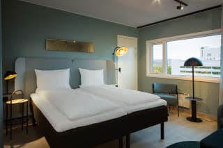 Superior twin room of Scandic Helsfyr in Norway
