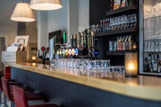 Bar desk at Scandic Olympic in Esbjerg