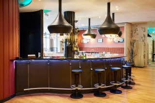 Bar desk Scandic Berlin Potsdamer Platz Germany