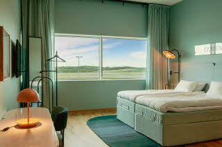 Superior room at scandic landvetter in gothenburg