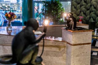 Restaurant detail lamps Scandic Skelleftea