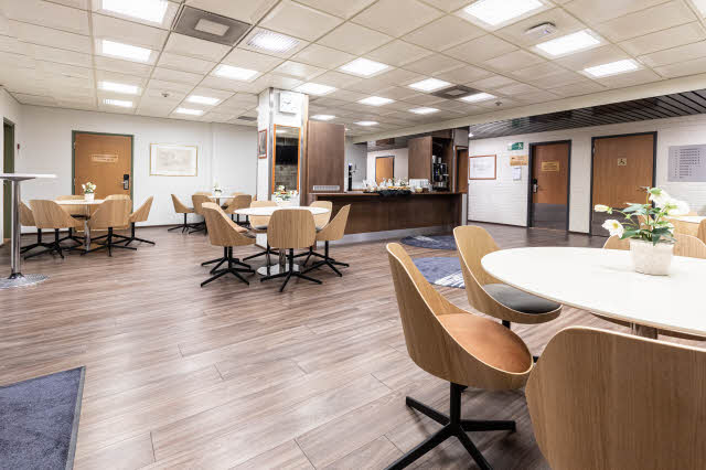 Conference lounge at Scandic Oulu Station in Finland