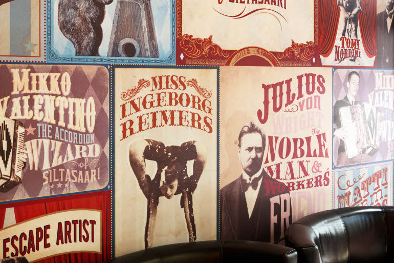 Lobby posters Scandic Paasi Helsinki