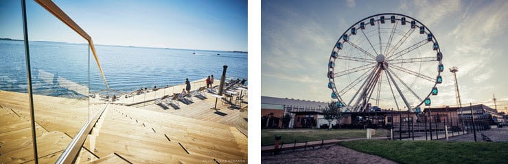 Löyly and Helsinki SkyWheel , VisitFinland/Pekka Keränen and Ari-Pekka Darth