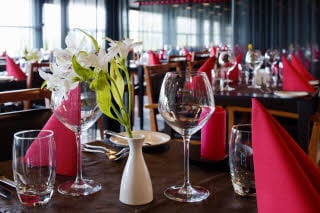 Scandic Aalborg, a la carte restaurant, daytime, close up