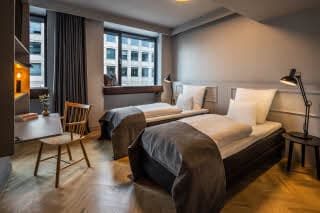 twin superior room at scandic norreport
