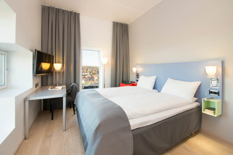 Scandic Lerkendal, room, double bed