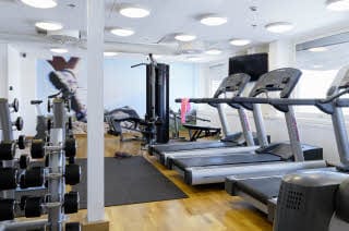 Gym of Scandic Rubinen in Gothenburg