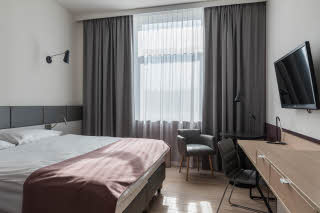 Standard room of Scandic Gdańsk in Poland