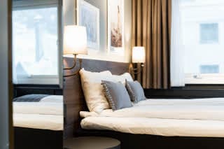 twin room at scandic bergen city