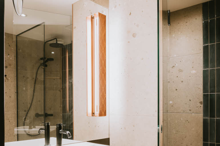 The Dock bathroom