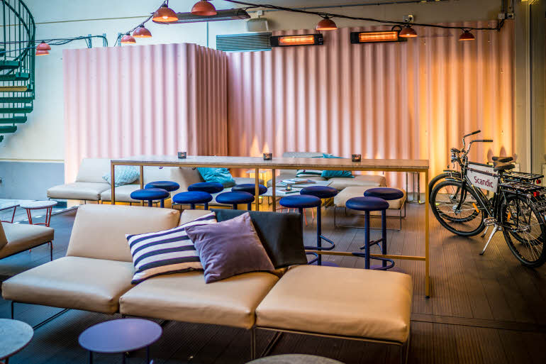 Lounge patio Scandic No 53 Stockholm