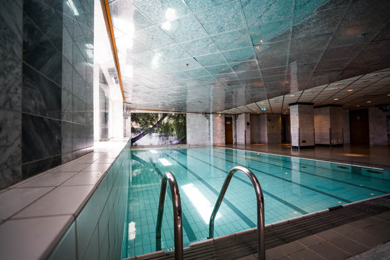 Pool hotel Scandic Infra City Stockholm