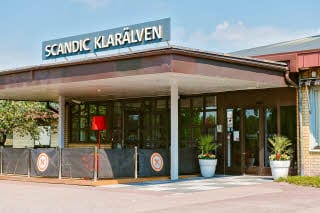 Entrance hotel Scandic Klaralven Karlstad
