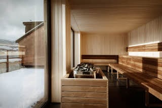 sauna at scandic voss in norway