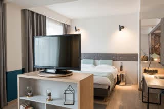 Superior room of Scandic Gdańsk in Poland