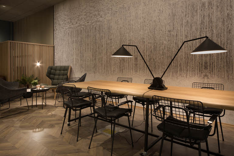 lobby of scandic victoria lillehammer in norway