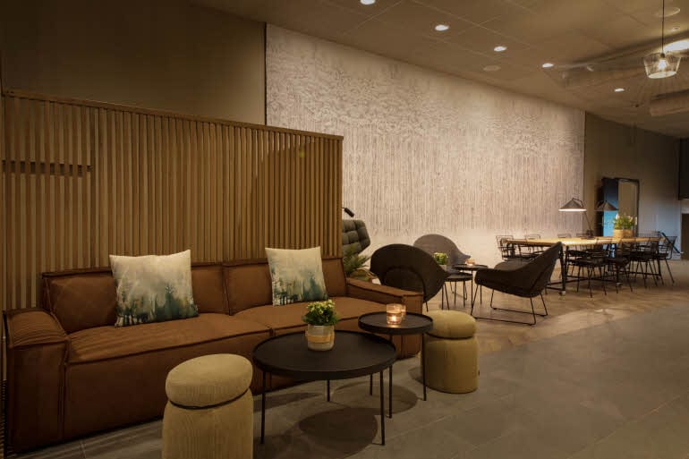 lobby of scandic victoria lillehammer in norway