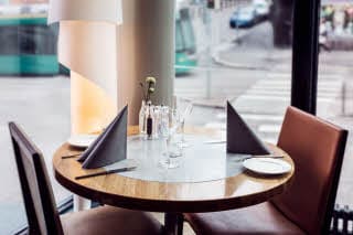 Restaurant table for two Scandic Simonkenttä