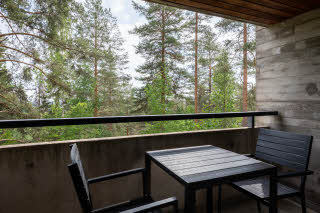 king superior plus room balcony at scandic laajavuori in jyvaskyla finland