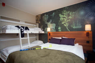 Family room bunk bed Scandic Klaralven 