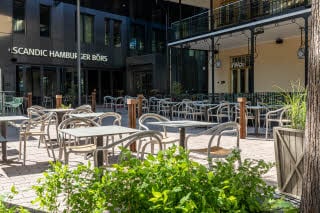 terrace at scandic hamburger bors in turku 
