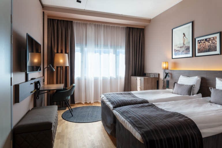 Standard room of Scandic Helsinki Airport